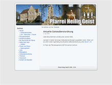 Tablet Screenshot of heilig-geist-schweinfurt.de